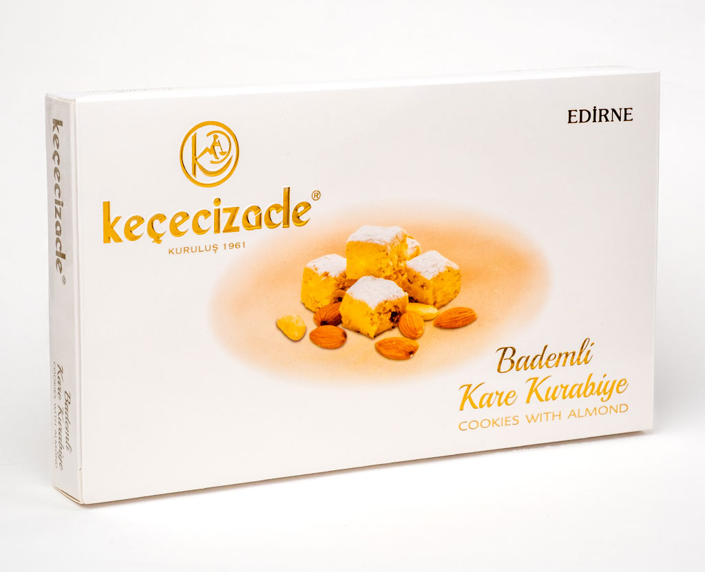 KARE BADEMLİ KURABİYE (450GR)